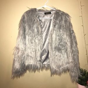 Gray Fuzzy Jacket